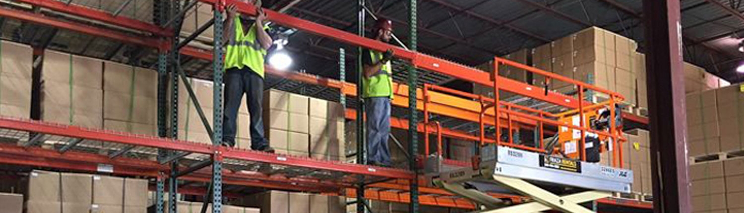 used warehouse pallet racking & shelving photo